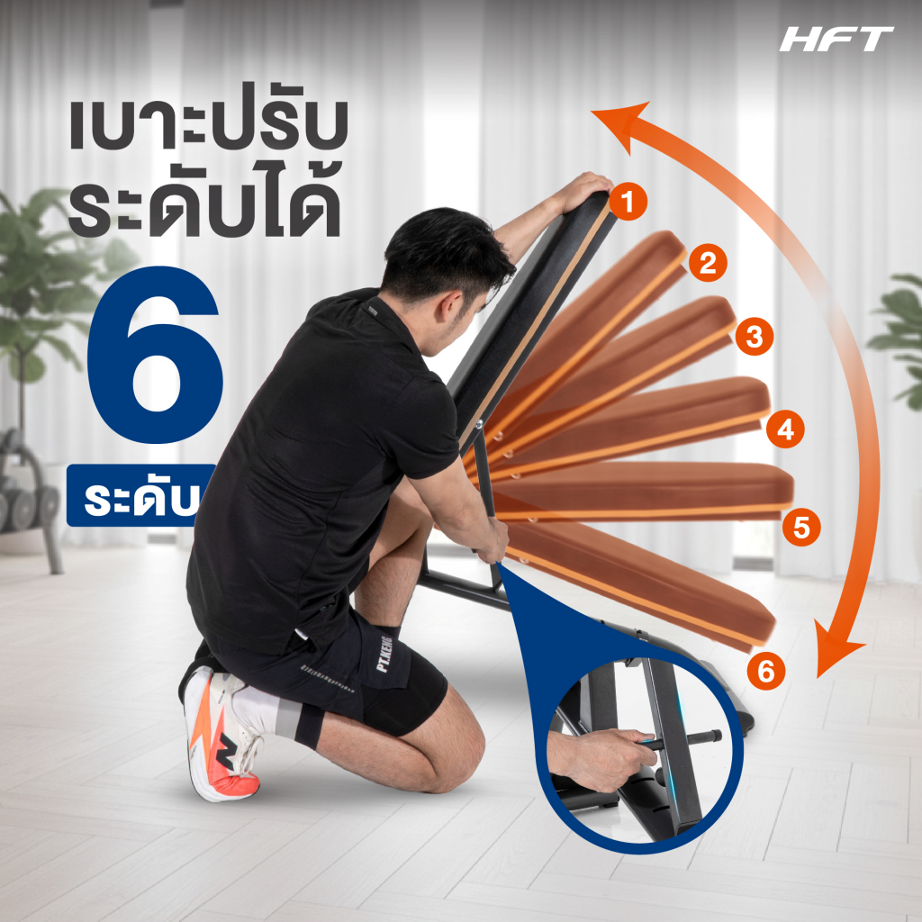 ม้านั่งฟิตเนส HOMEFITTOOLS รุ่น P5_3